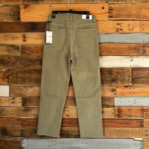 NWT RE/DONE 70s Ultra High-Rise Stove Pipe Straight-Leg Jeans - Picture 10 of 10